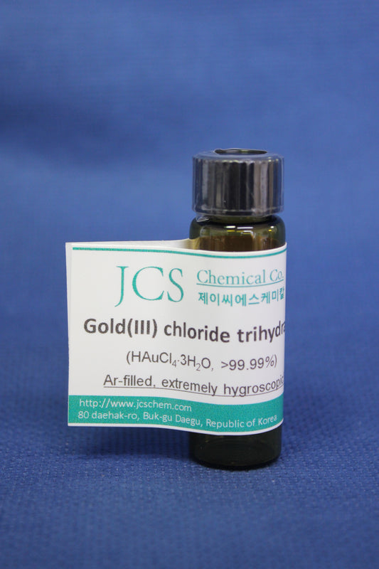 Gold(III) chloride trihydrate (HAuCl4·3H2O, >99.99%)