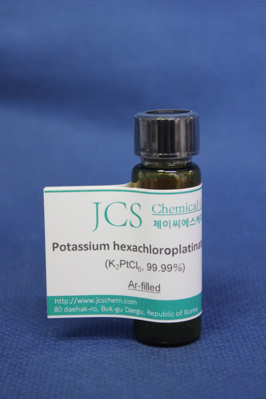 Potassium hexachloroplatinate (K2PtCl6, >99.9%)